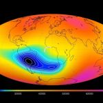 Anomalia magnética no Brasil surgiu no Oceano Índico há 900 anos, revela estudo
