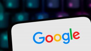 Logo do Google em um smartphone