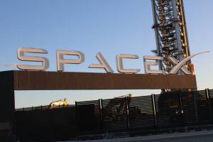 Fachada da Starbase, da Spacex