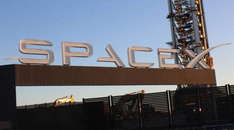 Fachada da Starbase, da Spacex