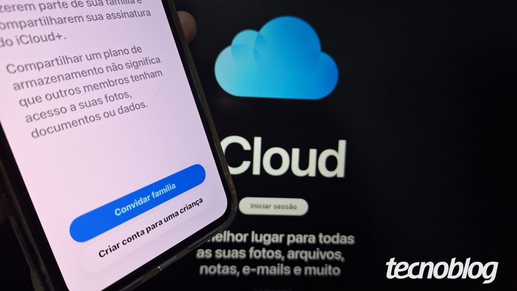 Imagem de um iphone mostrando a página 